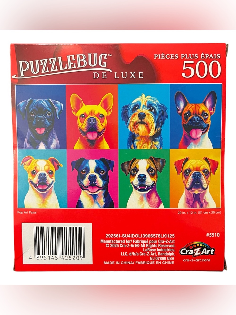 🧩 500-Piece Colorful Dogs Jigsaw Puzzle - Picture 2 of 3